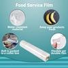 6 Rolls Food Service Film 12" x 2000' With Cutter Box - PVC Food Wrap for Bakery, Deli, Restaurant, Kitchen - Commercial Grade With Dispenser view 4