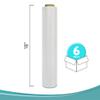 6 Rolls of Food Service Film 18" x 2000' with Cutter Box. PVC Food Wrap Film. Food Service Grade Film for Bakery, Deli, Restaurant, Kitchen. Commercial Grade Film Wrap. Cutter Dispenser. view 2