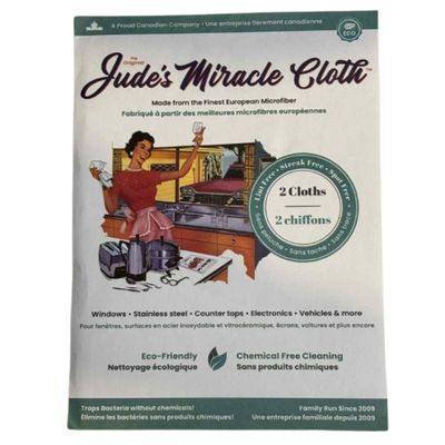 Jude's Miracle Cloth 2pk White/Blue | JMC2PK