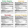 Apple Kale & Mango Chipotle Sandwich Wraps (Four-Pack)  Variety Pack of Plant-Based, Gluten-Free, Low-Carb Wraps  Vegan, Non-GMO, Paleo Tortilla Alternatives for Healthy Eating view 2