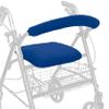 Top Glides Universal Rollator Walker Seat and Backrest Covers (Blue) view 1