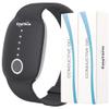 EmeTerm Fashion Anti-Nausea Wristband Relieve Morning Motion Travel Sickness Rechargeable Drug Free Bands without Side Effects - Extra 2pack Conductive Gel (Black - Extra 2pack Conductive Gel) view 1