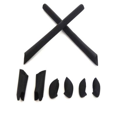Galaxy Nose Pads & Earsocks Rubber Kits For Oakley Half Jacket Black