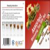 14 Blooming Flower Green Tea Balls Gift Bag - Organic, 100% Natural, Raw Assorted with natural flavors of strawberry, peach, melon, orange, mango, jasmine and vanilla extract view 3