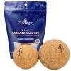 Travel Cork Massage Ball | Lightweight, Sustainable Alternative to Lacrosse Ball for Muscle Pain Relief (2 Piece Assortment, Sanded Cork) view 1