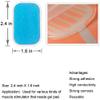 LEKEONE 50 Pcs/25 Packs Pads Abs Trainer Replacement Gel Sheet for Abdominal Muscle Trainer, Accessory for Ab Workout Toning Belt. view 2