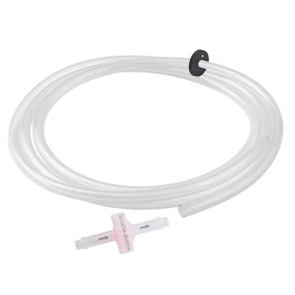 Giraffe Bottle Replacement Tube/Valve Kit for Tower Hands Free System, 25 inch Neck
