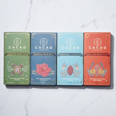 Organic Ceremonial Cacao | Element Blends Variety Pack | 100% ceremonial-grade cacao blended with functional superfoods
