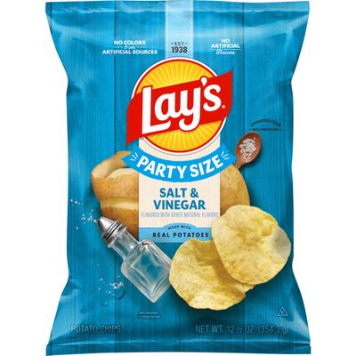 Lay's Potato Chips Salt & Vinegar, 12.5 Oz