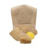 Sleekly Loofah Sponges, Portable Puff Scrubber Brush Skin Body for Men and Women, Set of 7 view 3