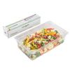 Restaurantware RW Base 18 Inch x 2000 Feet Cling Wrap 1 Roll Microwavable Cling Film - With Removable Slide-Cutter Clear Plastic Food Wrapping Film Securely Seal And Keep Food Fresh view 1