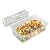 Restaurantware RW Base 18 Inch x 2000 Feet Cling Wrap 1 Roll Microwavable Cling Film - With Removable Slide-Cutter Clear Plastic Food Wrapping Film Securely Seal And Keep Food Fresh view 2
