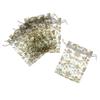 100Pcs/Pack Snowflake Jewelry Packing Drawable Christmas Organza Bag Wedding Gift Bags Pouches Package (3.5x4.5'' (9x12cm)) view 4
