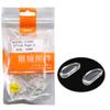 25 Pair Silicone Nose pad Push in Moon Shape Eyewear Part Accessories by dhoptical view 1
