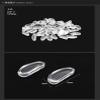 25 Pair Silicone Nose pad Push in Moon Shape Eyewear Part Accessories by dhoptical view 4