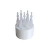 Znet3D round Eye Drop Vial Stand  Convenient, Upright Storage for Seven Vials  keep track of your daily usage. (White) view 2