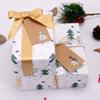 Gift Tags With Holes - Present Wrap Paper Small Xmas Labels With Twine - Vintage Christmas Tags Bulk 100pcs view 3