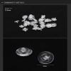 (25 Pair) Eyeglasses Nose pad Circular Push in Screw in Soft Material cy014 by dhoptical (9MM Screw in) view 4