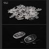 (25 Pair) Eyeglasses Part Nose pad Silicone Material Soft Push in and Screw in by dhoptical (Screw in, 12MM) view 4