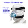 CPAP Headgear, CPAP Mask Strap, CPAP Supplies for Respironics Headgear - Resmed Airfit Headgear Strap, Ezzke Soft and Breathable (Black) view 2