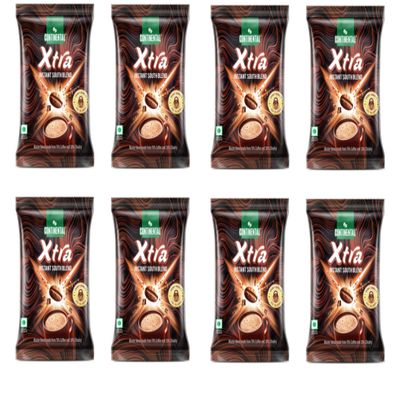 Continental Xtra Instant Coffee Powder 50g Pouch ( Pack of 8 ) , 400gm