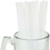 Made in USA Pack of 250 Unwrapped BPA-Free Plastic Drinking Straws (Clear - 10" X 0.28") view 1