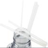 Made in USA Pack of 250 Unwrapped BPA-Free Plastic Drinking Straws (Clear - 10" X 0.28") view 2