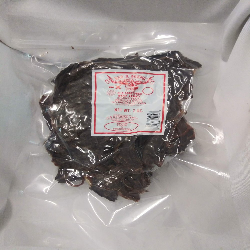 Bar X Brand Old Fashioned Beef Jerky (Carne Seca) (Regular, 7 oz)