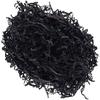 100g/pack Shredded Crinkle Paper Raffia Paper Confetti for Gift Box Packing Filling Dry Straw Gifts - Black view 1