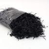 100g/pack Shredded Crinkle Paper Raffia Paper Confetti for Gift Box Packing Filling Dry Straw Gifts - Black view 3