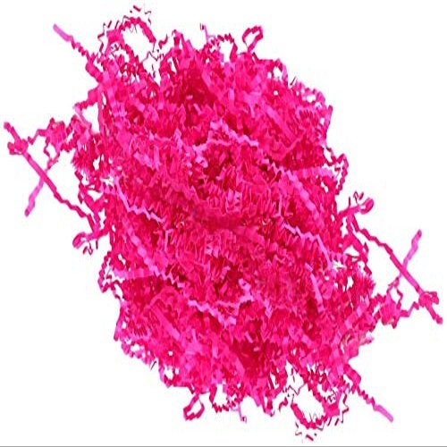 100g/pack Shredded Crinkle Paper Raffia Paper Confetti for Gift Box Packing Filling Dry Straw Gifts - Phloxine