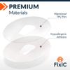 FixiC  Adhesive Patches for G6  25 Pack Premium Waterproof Adhesive Patches  Pre-Cut Back Paper  Adhesive Patch for G6  Long Fixation! (Transparent) view 3