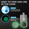 Urinals for Men Glow in The Dark Lid by Tilcare (2 Pack) - 32oz/1000mL Thick Plastic Mens Bedpan Bottle with Screw-on Lid - Spill Proof Urinary Chamber - Male Portable Travel Pee Bottles view 3