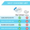 Urinals for Men Glow in The Dark Lid by Tilcare (2 Pack) - 32oz/1000mL Thick Plastic Mens Bedpan Bottle with Screw-on Lid - Spill Proof Urinary Chamber - Male Portable Travel Pee Bottles view 4