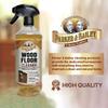 Parker & Bailey Wood Floor Cleaner  Use on Hardwood, Laminated or Faux Finshed Floors. Shine Restorer Protector, Surface Cleaner House Cleaning Supplies Home Improvement, Natural Look, Cuts Grease view 2