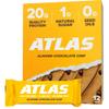 Atlas Real Food Protein Bar  20g Clean Protein, 1g Sugar, No Seed Oils, No Artificial Sweeteners (Almond Chocolate Chip, 12 Count) view 1