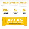 Atlas Real Food Protein Bar  20g Clean Protein, 1g Sugar, No Seed Oils, No Artificial Sweeteners (Almond Chocolate Chip, 12 Count) view 4