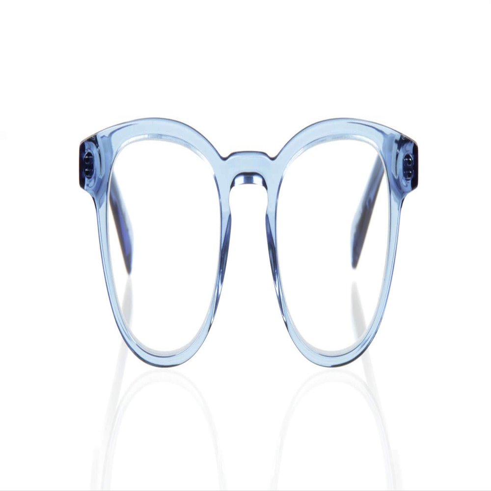 eyebobs Clearly Unisex Premium Blue Light Readers, Crystal Front and Temples, 1.75 Diopter