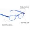 eyebobs Clearly Unisex Premium Blue Light Readers, Crystal Front and Temples, 1.75 Diopter view 3