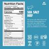 CHOMPS Grass Fed Sea Salt Beef Jerky Snack Sticks, Keto, Whole30, Paleo, Gluten Free, Sugar Free, Low Carb, AIP Diet Compliant, 1.15 Oz, Pack of 24 view 2