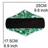 7pcs Resuable Menstrual Pad Set Including 1Pc Mini Wet Bag + 6Pcs Bamboo Charcoal Light Flow Panty Liners Waterproof Mama Cloth Sanitary Napkin Pads Menstrual Pads view 2