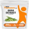 BulkSupplements.com Okra Extract Powder - Okra Supplement, Source of Fiber, Herbal Supplement - Vegan & Gluten Free, 500mg per Serving, 1kg (2.2 lbs) (Pack of 1) view 1
