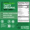 Mission Meats Beef Jerky, Original, 100% Grass Fed Beef, 10g Protein per Serving, Delicious & Tender  Paleo, Keto, Carnivore & Whole 30 Friendly, 2oz Bags (Pack of 6) view 2