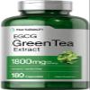Horbach EGCG Green Tea Extract Pills | 180 Capsules | Max Potency | Non-GMO & Gluten Free Supplement view 1