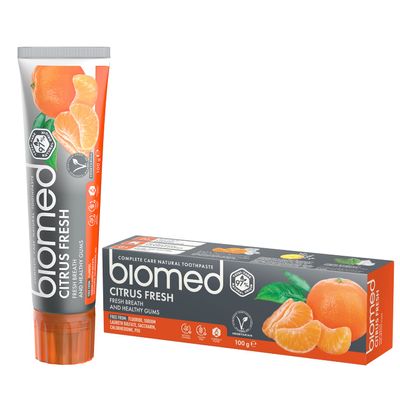 Biomed Citrusfresh Natural Toothpaste Fresh Breath Healthy Gum 3.53 oz