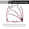 4 Pairs of Colorful Fashion Half Moon Frame Reading Glasses Spring Hinge Male and Female Readers (4 Pack Mix, 3.0) view 3