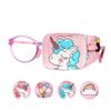 Astropic Cotton & Silk Eye Patch for Kids Glasses (Left Eye, Blue Hair Unicorn) view 1