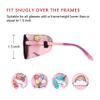 Astropic Cotton & Silk Eye Patch for Kids Glasses (Left Eye, Blue Hair Unicorn) view 3