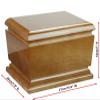 Remember Forever Wooden Cremation Ashes Urn for Adult Unique Memorial Funeral Ashes Urn Human Cremation Urn (Calla Lily) view 2