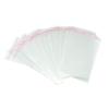 Borningfire 200 Pcs 6"x6" Square Clear Resealable Cello/Cellophane Bags Self Adhesive Sealing, Good for Bakery Candle Soap Cookie Candy Prints Card view 1